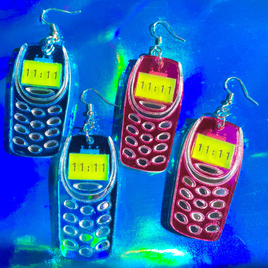 Cell Phone Earrings